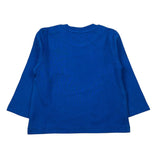 Boboli Shirt Girocollo tinta unita con Stampa Blu per Neonato SHTB BLU BOBOLI 