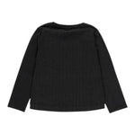Boboli Shirt tinta unita con Stampa Nero per Bambina THSM NERO BOBOLI 