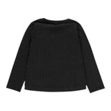 Boboli Shirt tinta unita con Stampa Nero per Bambina THSM NERO BOBOLI 