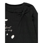 Boboli Shirt tinta unita con Stampa Nero per Bambina THSM NERO BOBOLI 