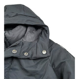 Bomboogie Giubbino tinta unita con Cappuccio Nero per Bambino GK7077 NERO BOMBOOGIE 