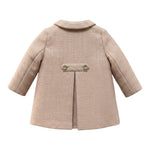 Bonpoint Cappotto tinta unita con Bottoni Rosa per Neonata BA036 ROSA BONPOINT 
