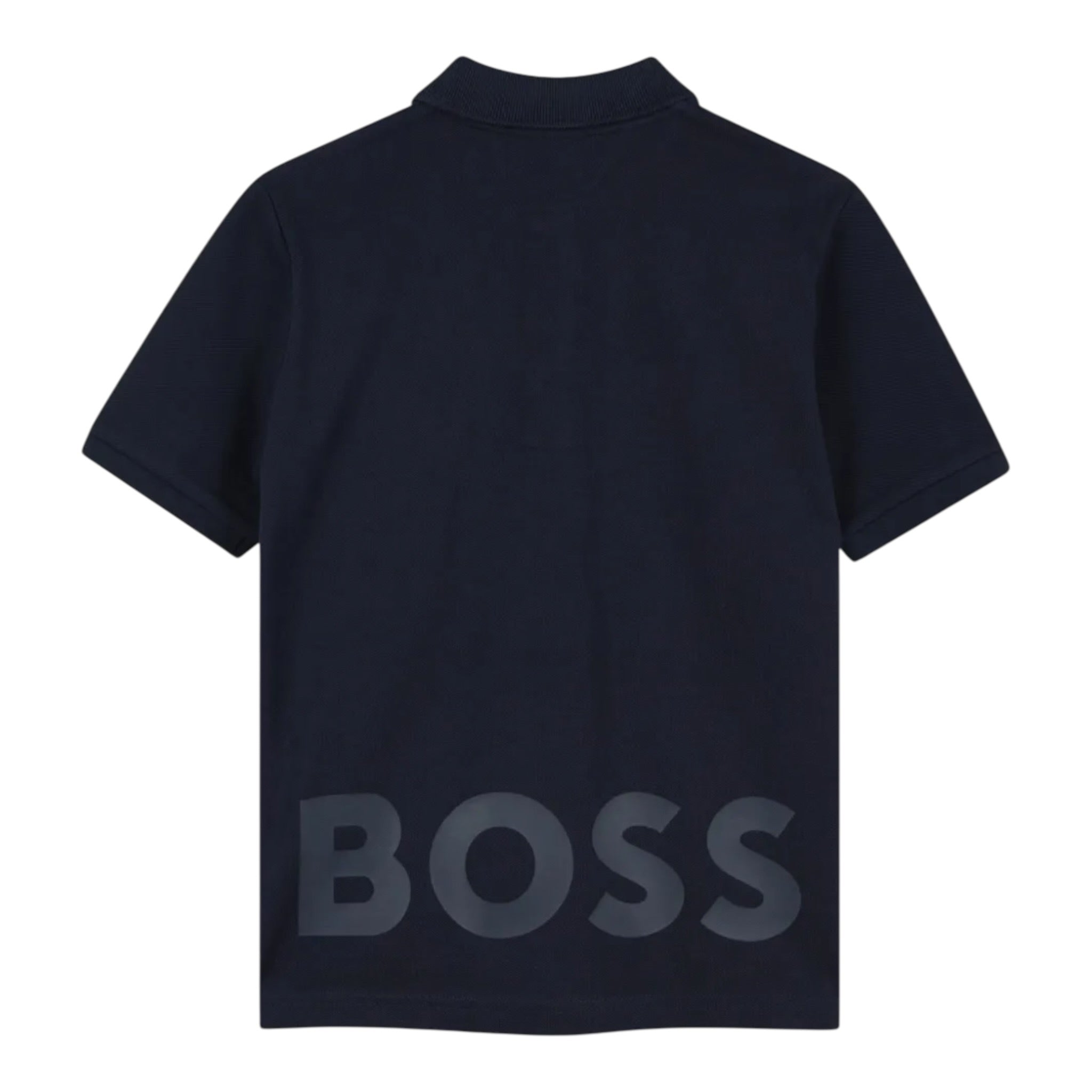 Boss Polo tinta unita con Logo Blu per Bambino J52014 BLU BOSS 