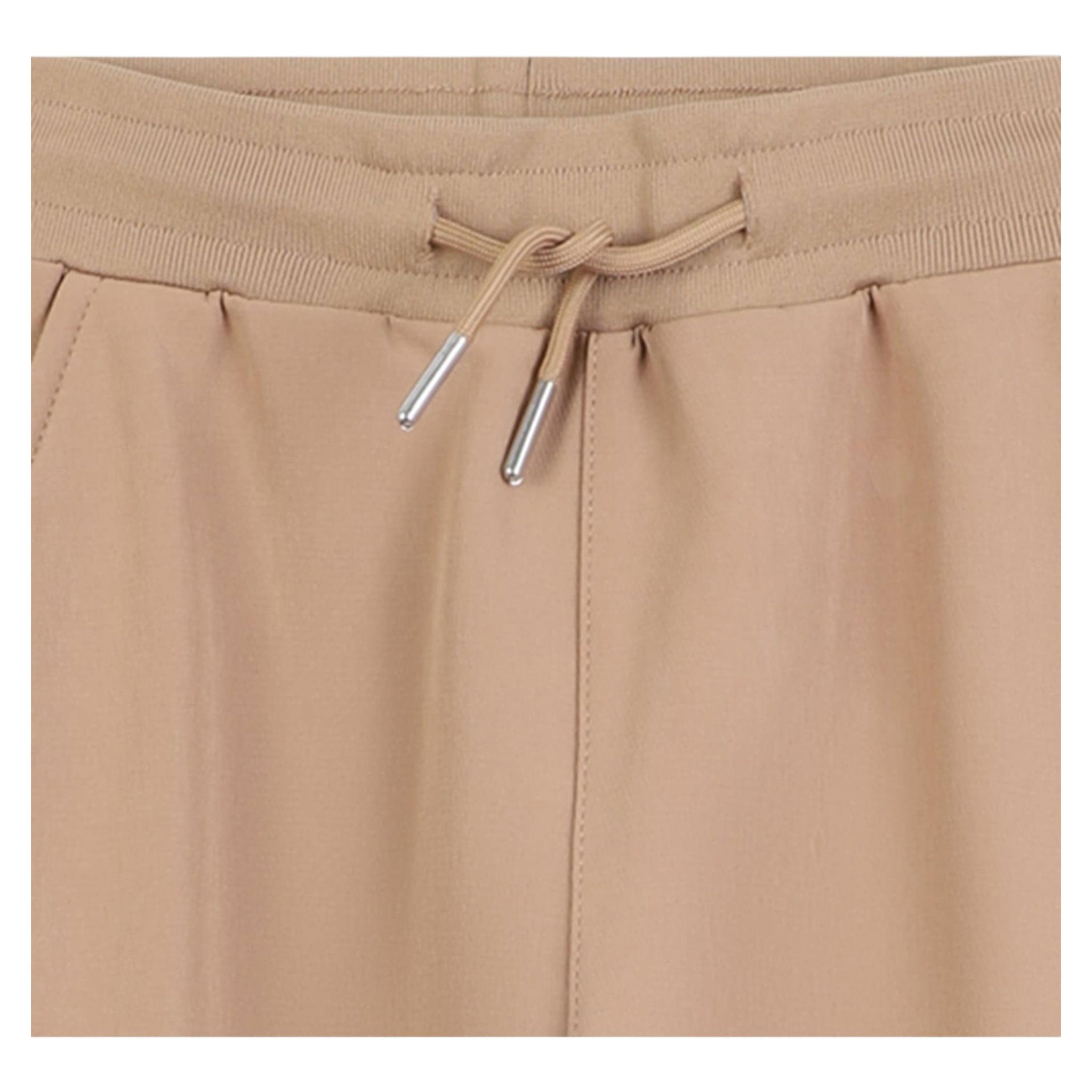 Boss Pantalone tinta unita con Elastico In Vita Beige per Bambino J52295 BEIGE BOSS 