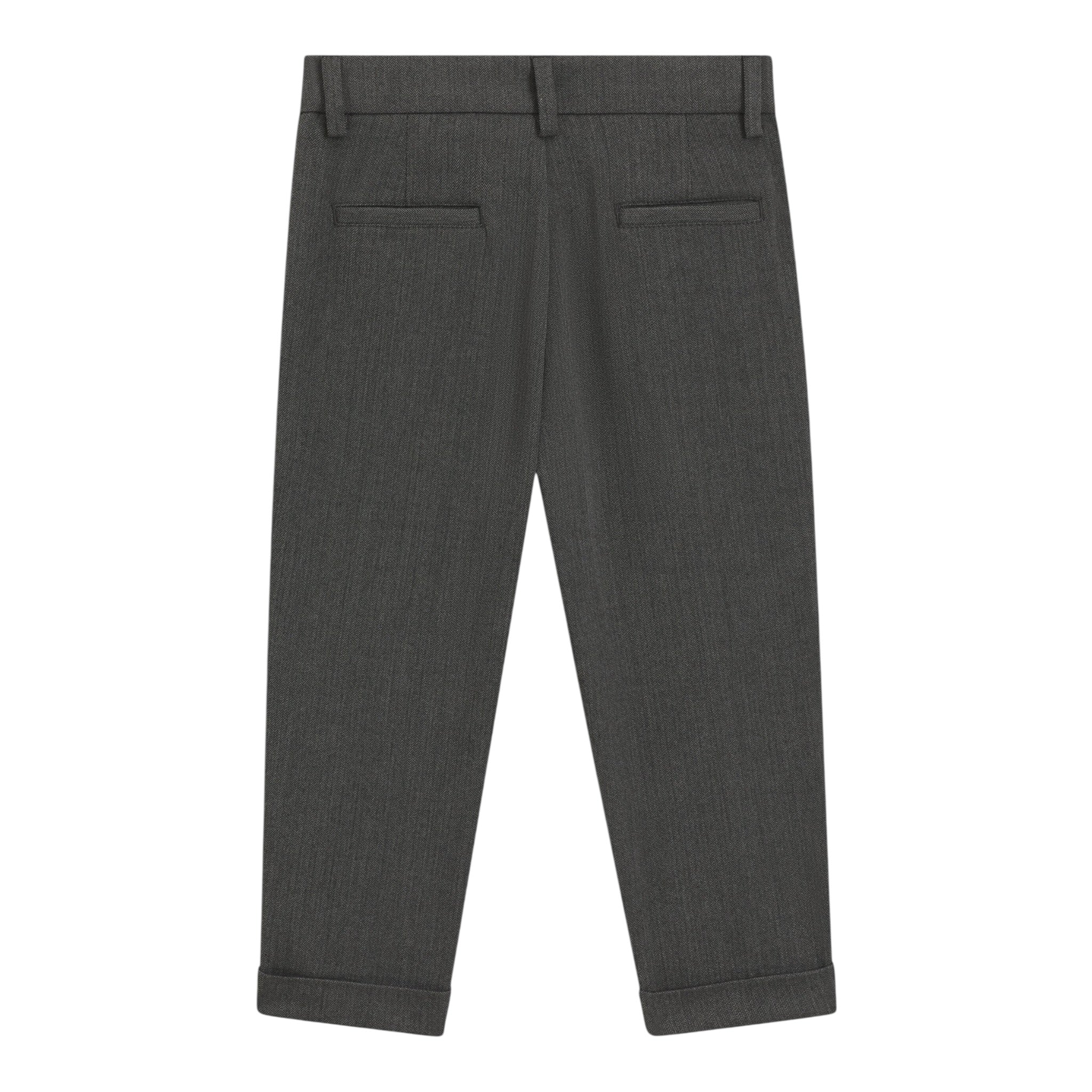 Boss Pantalone tinta unita con Girovita Regolabile Grigio per Bambino J52302 GRIGIO BOSS 