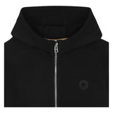 Boss Maglia tinta unita con Zip E Cappuccio Nero per Bambino J52309X NERO BOSS 