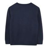 Boss Maglia Girocollo tinta unita con Stampa Blu per Bambino J52338 BLU BOSS 