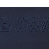 Boss Maglia Girocollo tinta unita con Stampa Blu per Bambino J52338 BLU BOSS 