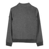 Boss Felpa tinta unita con Zip E Colletto Grigio per Bambino J52386 GRIGIO BOSS 