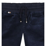 Boss Pantalone tinta unita In Camoscio Blu per Neonato J52438 BLU BOSS 