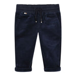 Boss Pantalone tinta unita In Camoscio Blu per Bambino J52438J BLU BOSS 