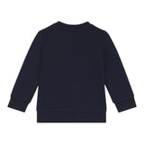 Boss Felpa Girocollo tinta unita con Stampa Blu per Bambino J52457 BLU BOSS 