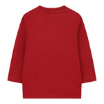 Boss Shirt tinta unita con Logo Rosso per Neonato J52463 ROSSO BOSS 