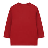Boss Shirt tinta unita con Logo Rosso per Neonato J52463 ROSSO BOSS 