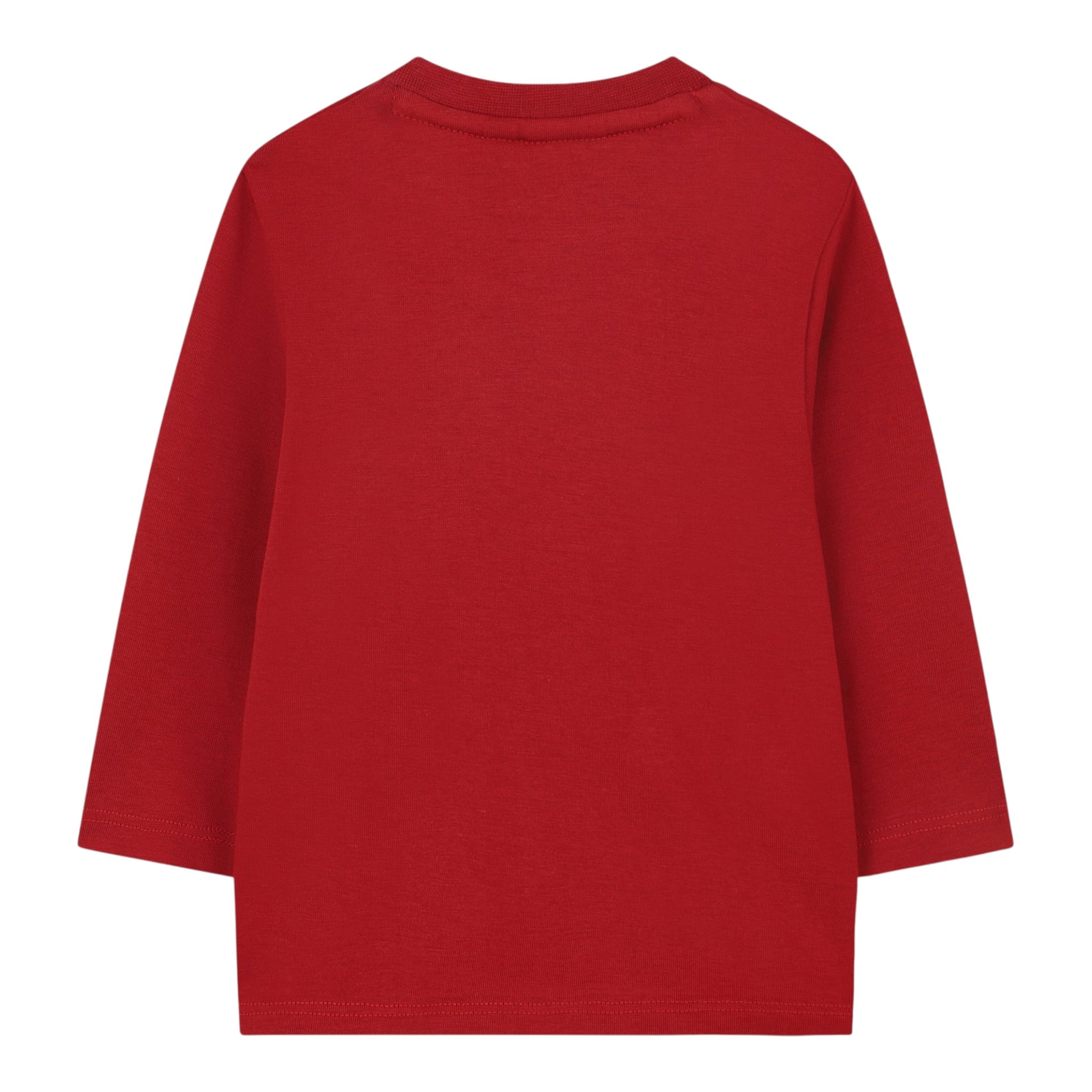 Boss Shirt tinta unita con Logo Rosso per Neonato J52463 ROSSO BOSS 