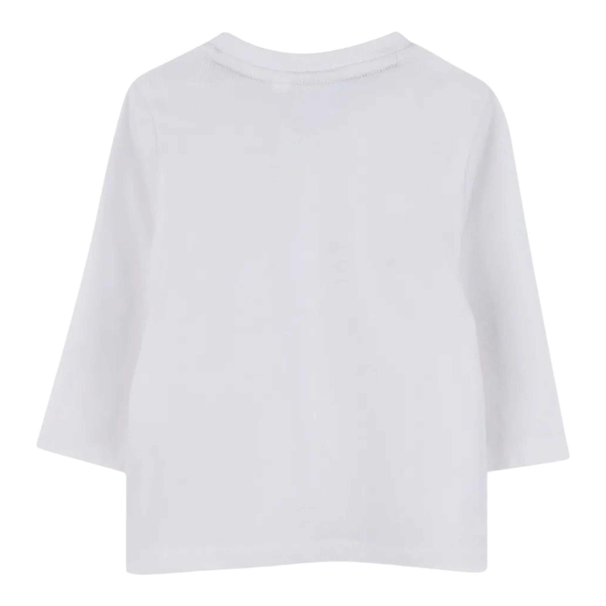 Boss Shirt tinta unita con Logo Bianco per Neonato J52463XX BIANCO BOSS 