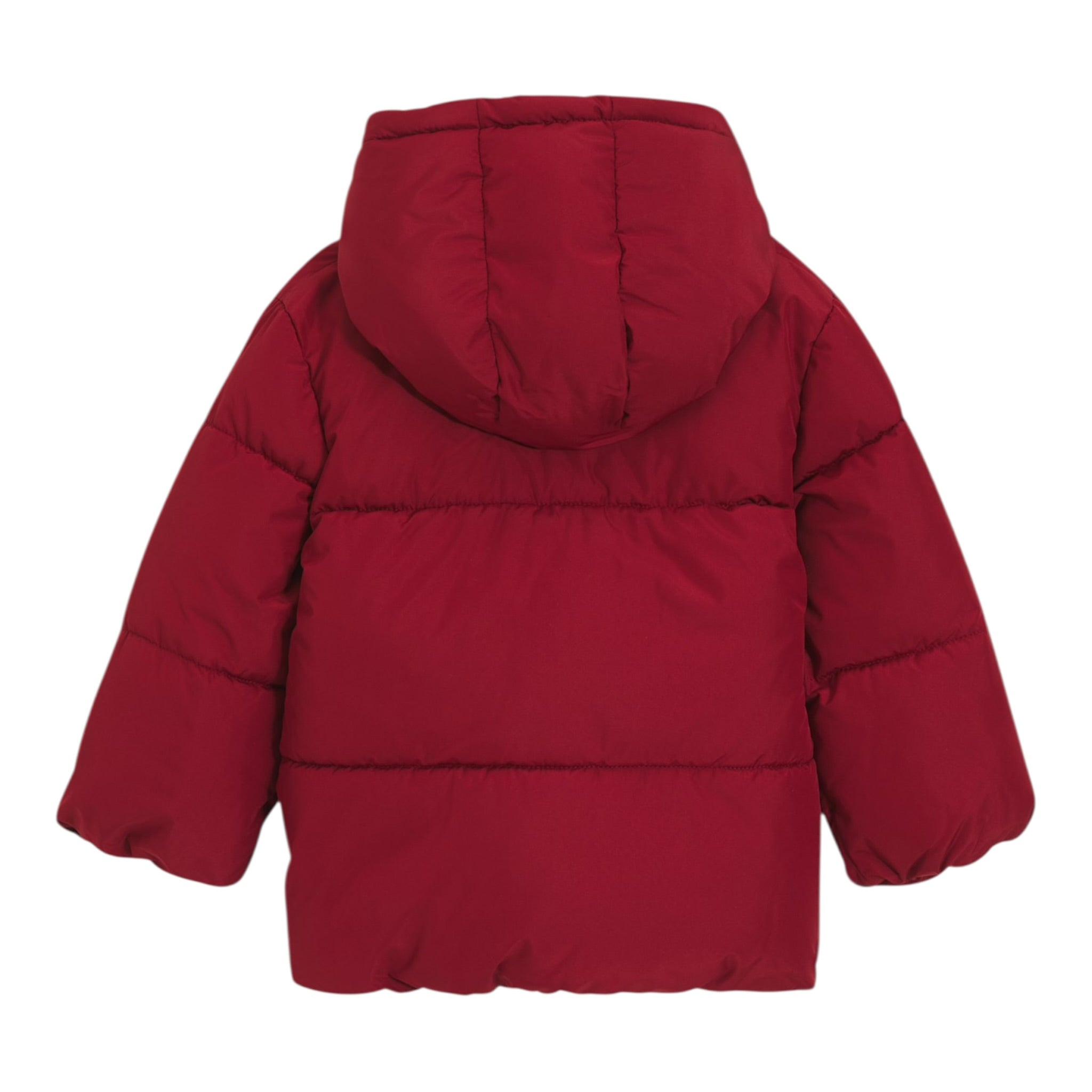Boss Giubbino tinta unita con Zip E Cappuccio Rosso per Neonato J52476 ROSSO BOSS 