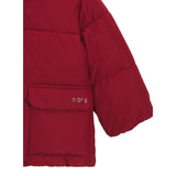 Boss Giubbino tinta unita con Zip E Cappuccio Rosso per Neonato J52476 ROSSO BOSS 