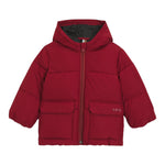 Boss Giubbino tinta unita con Zip E Cappuccio Rosso per Neonato J52476 ROSSO BOSS 
