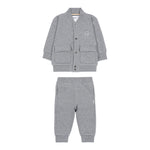 Boss Completo 2Pz Felpa-Pantalone Grigio per Neonato J52482X GRIGIO BOSS 