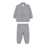 Boss Completo 2Pz Felpa-Pantalone Grigio per Neonato J52482X GRIGIO BOSS 