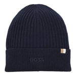 Boss Cappello tinta unita con Logo Blu per Neonato J52650 BLU BOSS 