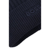 Boss Cappello tinta unita con Logo Blu per Neonato J52650 BLU BOSS 