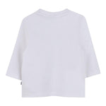 Boss Shirt tinta unita con Logo Bianco per Neonato J52715 BIANCO BOSS 