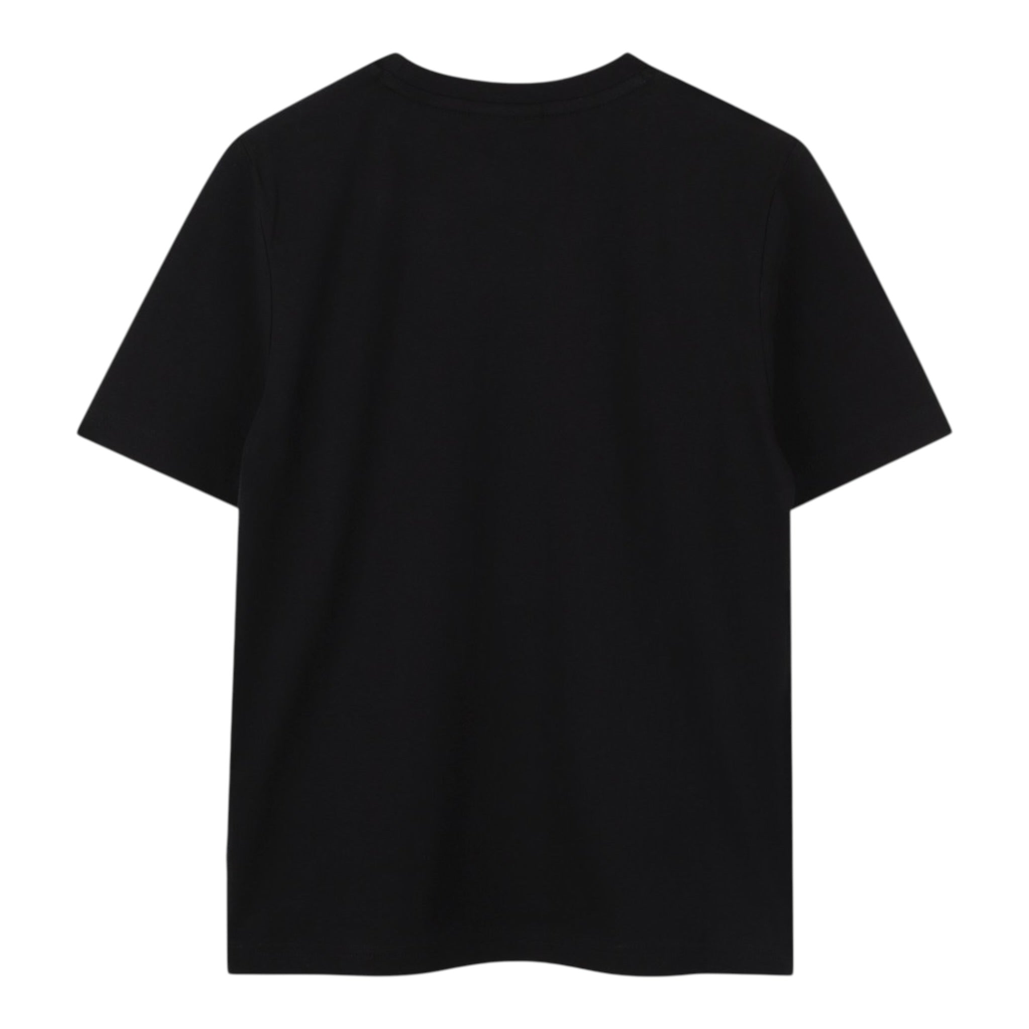 Boss T-Shirt Girocollo tinta unita con Stampa Nero per Bambino J52724 NERO BOSS 