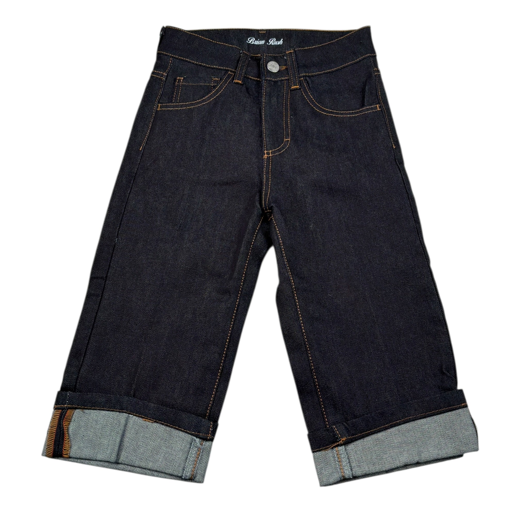 Brian Rush Jeans tinta unita con Girovita Regolabile Blu per Neonato 3125N BLU BRIAN RUSH 
