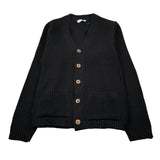 Brian Rush Cardigan tinta unita Nero per Bambino MG3025 NERO BRIAN RUSH 
