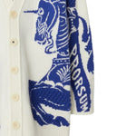 Burberry Cardigan tinta unita con Stampa Panna per Bambino 8081459 PANNA BURBERRY 