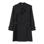 Burberry Cappotto Modello Trench tinta unita Nero per Bambina 8089195 NERO BURBERRY 