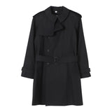 Burberry Cappotto Modello Trench tinta unita Nero per Bambina 8089195 NERO BURBERRY 