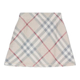 Burberry Gonna tinta unita con Fantasia Beige per Bambina 8093147 BEIGE BURBERRY 