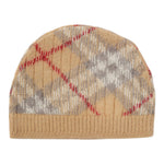 Burberry Cappello tinta unita con Stampa Beige per Neonato 8105880 BEIGE BURBERRY 