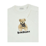 Burberry Felpa Chiusa Girocollo tinta unita con Stampa Bianco per Bambino 8108468 BIANCO BURBERRY 