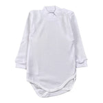 Calamaro Body tinta unita Mezzo Collo Bianco per Neonata 01210X BIANCO CALAMARO 