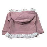 Calamaro Felpa con Cappuccio tinta unita Rosa per Neonata 111888 ROSA CALAMARO 