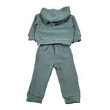Calamaro Completo 2 Pezzi Felpa-Pantalone tinta unita Verde per Neonato 11189 VERDE CALAMARO 