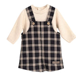 Calamaro Completo 2Pz Salopette-Shirt Beige per Neonato 11236 BEIGE CALAMARO 