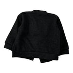 Calamaro Cardigan tinta unita con Logo Nero per Neonato 14026 NERO CALAMARO 