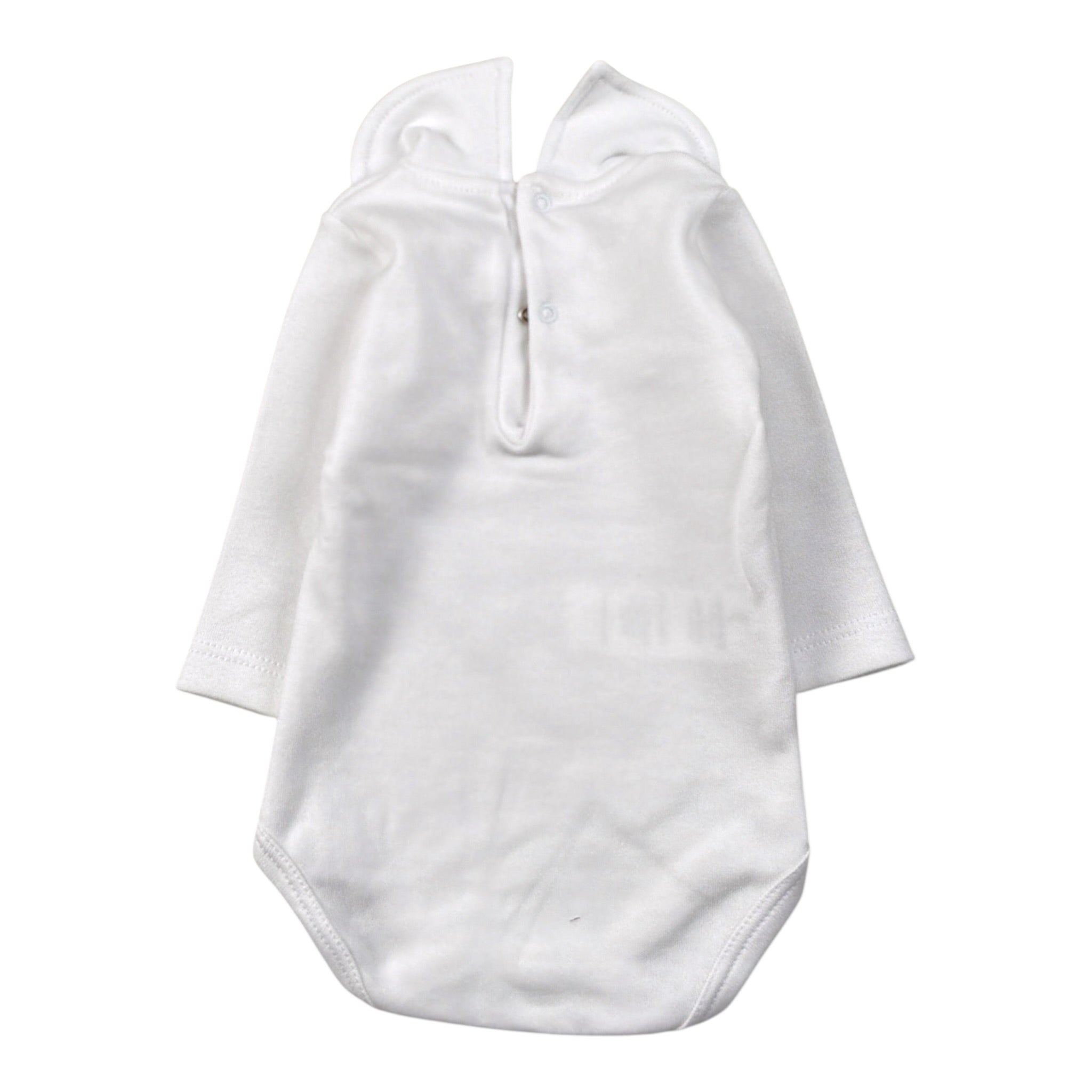 Calamaro Body tinta unita con Colletto Bianco per Bambina 190900J BIANCO CALAMARO 