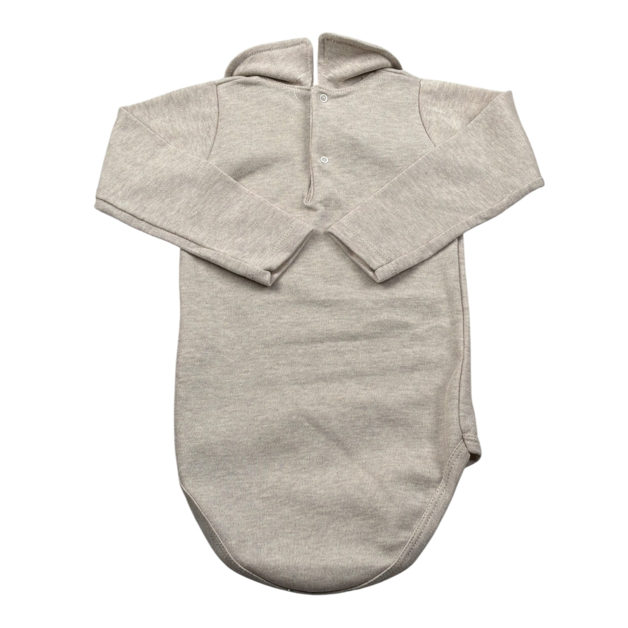 Calamaro Body Manica Lunga tinta unita Beige per Neonato 19090 BEIGE CALAMARO 
