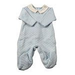 Calamaro Tutina Manica Lunga Tint Unita Azzurro per Neonato 33033 AZZURRO CALAMARO 