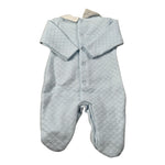 Calamaro Tutina Manica Lunga Tint Unita Azzurro per Neonato 33033 AZZURRO CALAMARO 
