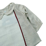 Calamaro Completo 2Pz Camicia-Coulotte Bicolore Bianco/Rosso per Neonato ISISISI BIANCO/ROSSO CALAMARO 