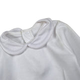 Calamaro Body tinta unita con Colletto Bianco per Neonata JEJE BIANCO CALAMARO 