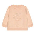 Calvin Klein Maglia tinta unita con Stampa Rosa per Neonata 00234R ROSA CALVIN KLEIN 