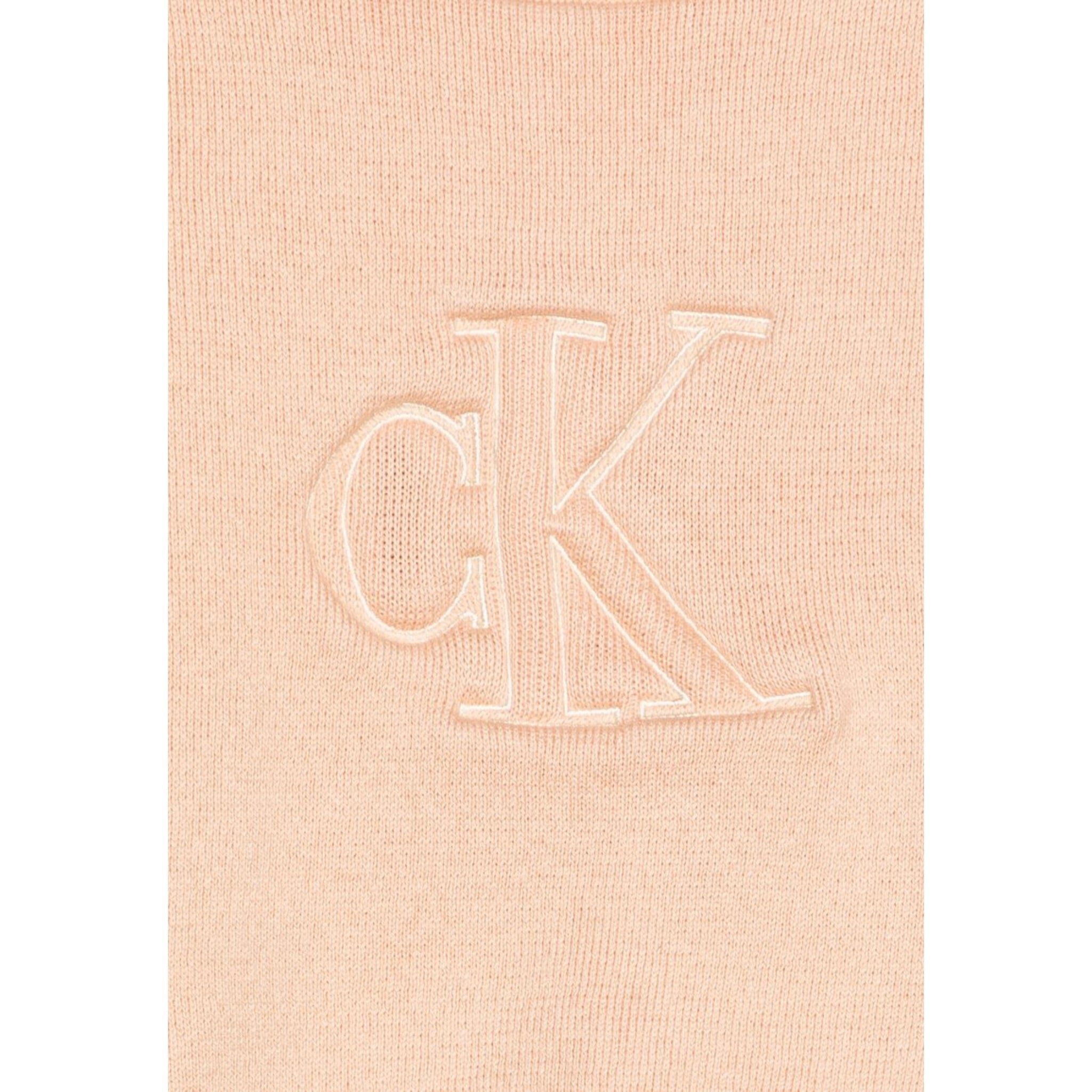 Calvin Klein Maglia tinta unita con Stampa Rosa per Neonata 00234R ROSA CALVIN KLEIN 